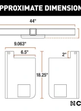 Curt 2-1/2" Up To 44" Frames 18" Drop Universal Weld-On Trailer Hitch Receiver                                     - 15924 - Image 2