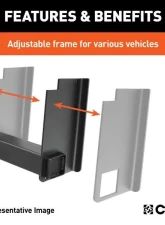 Curt 2-1/2" Up To 62" Frames 18" Drop Universal Weld-On Trailer Hitch Receiver                                     - 15926 - Image 4