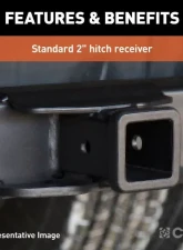 Curt 2" Up To 44" Frames 18" Drop Universal Weld-On Trailer Hitch Receiver                                     - 15928 - Image 5