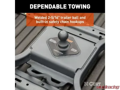 Curt30K Lbs Spyder 5Th Wheel Rail Gooseneck Hitch With 2-5/16" Ball - 16090