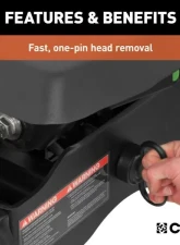 Curt 8' Bed A16 5Th Wheel Hitch Puck System Cheverolet Silverado | Gmc Sierra 2500 | 3500 HD 2021-2023                                     - 16091 - Image 9