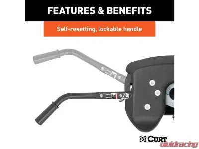 Curt 8' Bed A25 5Th Wheel Hitch Puck System Chevrolet Silverado | Gmc Sierra 2500 | 3500 HD 2021-2023 - 16093