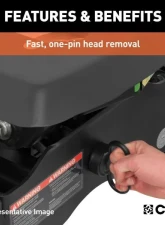 Curt 8' Bed A25 5Th Wheel Hitch Puck System Chevrolet Silverado | Gmc Sierra 2500 | 3500 HD 2021-2023                                     - 16093 - Image 9