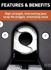 Curt 8' Bed A25 5Th Wheel Hitch Puck System Chevrolet Silverado | Gmc Sierra 2500 | 3500 HD 2021-2023                                     - 16093 - Image 10