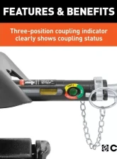 Curt 8' Bed Q20 5Th Wheel Hitch Puck System Chevrolet Silverado | Gmc Sierra 2500 | 500 HD 2021-2023                                     - 16094 - Image 11