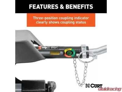 Curt 8' Bed Q20 5Th Wheel Hitch Puck System Chevrolet Silverado | Gmc Sierra 2500 | 500 HD 2021-2023 - 16094