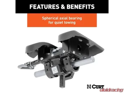 Curt 8' Bed Q20 5Th Wheel Hitch Puck System Chevrolet Silverado | Gmc Sierra 2500 | 500 HD 2021-2023 - 16094