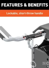 Curt 8' Bed Q20 5Th Wheel Hitch Puck System Chevrolet Silverado | Gmc Sierra 2500 | 500 HD 2021-2023                                     - 16094 - Image 7