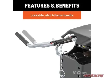 Curt 8' Bed Q20 5Th Wheel Hitch Puck System Chevrolet Silverado | Gmc Sierra 2500 | 500 HD 2021-2023 - 16094