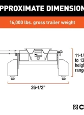 Curt E16 5Th Wheel Hitch Chevrolet Silverado | Gmc Sierra 2500 | 3500 HD Puck System 2021-2023                                     - 16097 - Image 2