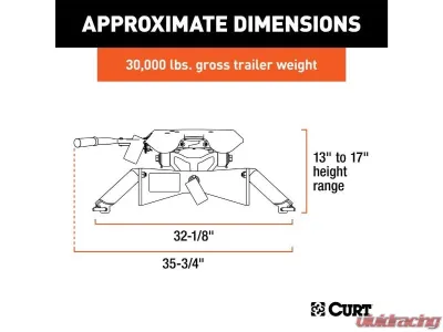 Curt A30 5Th Wheel Hitch - 16190