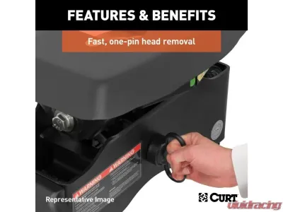Curt A30 5Th Wheel Hitch With Rails - 16191