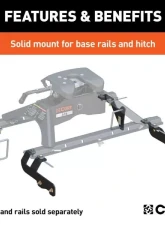 Curt Custom 5Th Wheel Brackets Ram 1500 2019-2022                                     - 16307 - Image 3