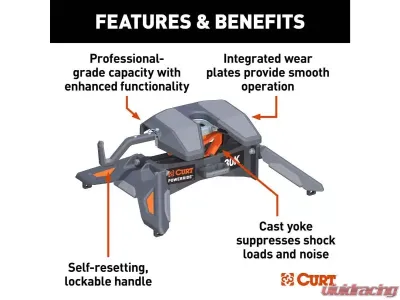 Curt Powerride 30K Lbs 5Th Wheel Hitch - 16320