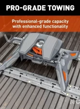Curt Powerride 30K Lbs 5Th Wheel Hitch With Rails                                     - 16321 - Image 4