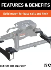 Curt Custom 5Th Wheel Brackets Chevrolet Silverado | Gmc Sierra 2500 | 3500 HD 2021-2023                                     - 16429 - Image 3