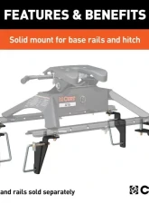 Curt Custom 5Th Wheel Brackets Ram 2500 | 3500 2013-2022                                     - 16430 - Image 3