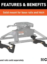 Curt Custom 5Th Wheel Brackets Ford F-250 | F-350 | F-450 Super Duty 2019-2022                                     - 16431 - Image 3