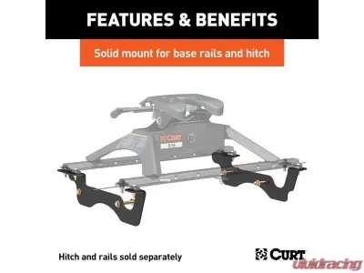 Curt Custom 5Th Wheel Brackets Ford F-250 | F-350 | F-450 Super Duty 2019-2022 - 16431