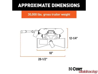 Curt A30 5Th Wheel Hitch Head - 16590