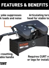 Curt A30 5Th Wheel Hitch Head                                     - 16590 - Image 3
