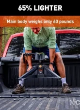 Curt 20,000 Lbs Crosswing Lightweight 5Th Wheel Hitch                                     - 16600 - Image 5