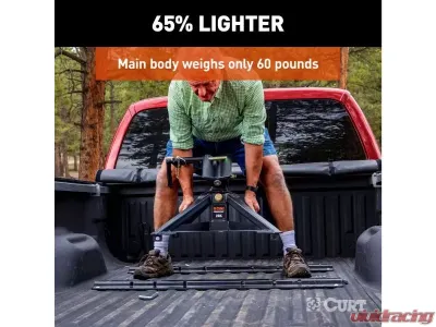 Curt 20,000 Lbs Crosswing Lightweight 5Th Wheel Hitch - 16600