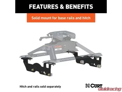 Curt Custom 5Th Wheel Brackets Ford F-150 2015-2022 - 16911
