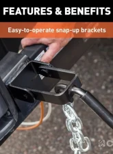 Curt 8K - 10K Lbs 30-5/8" Bars Deep Drop Trunnion Bar Weight Distribution Hitch                                     - 17352 - Image 7