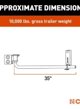 Curt 8-10K No Shank Trutrack 2P Weight Distribution Hitch With 2X Sway Control                                     - 17600 - Image 2