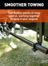 Curt 8-10K No Shank Trutrack 2P Weight Distribution Hitch With 2X Sway Control                                     - 17600 - Image 6