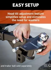 Curt 8-10K No Shank Trutrack 2P Weight Distribution Hitch With 2X Sway Control                                     - 17600 - Image 3