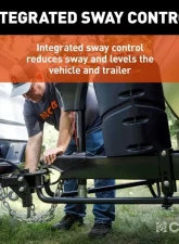 Curt 8-10K Trutrack 2P Weight Distribution Hitch With 2X Sway Control                                     - 17601 - Image 4