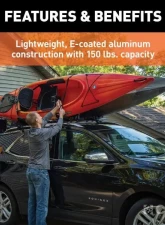 Curt 53-3/8" Aluminum Universal Roof Rack Crossbars                                     - 18118 - Image 4