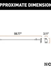 Curt 2-Pack Roof Rack Crossbars Jeep Wrangler Jk 2009-2018                                     - 18119 - Image 2
