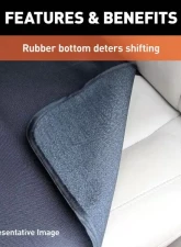 Curt 58" x 63" Xl Grey Seat Defender Removable Waterproof Bench Seat Cover                                     - 18520 - Image 6