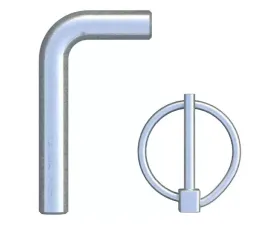 Curt 60617 Replacement Gooseneck Safety Chain Anchor Pins