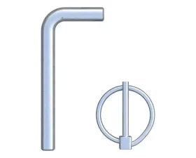 Curt 60691 Replacement Gooseneck Safety Chain Anchor Pins