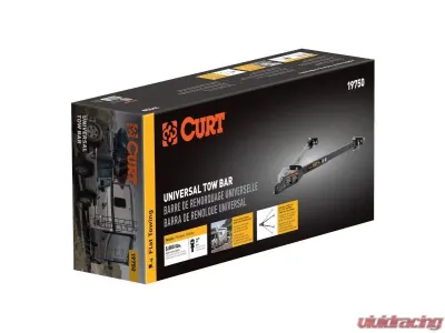 Curt 2" Coupler | 5K Lbs | Adjusts 26"-40" Universal Tow Bar - 19750