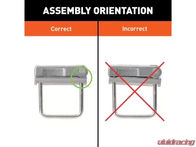 Curt 2-1/2" Receiver No-Tool Anti-Rattle Hitch Clamp - 22320