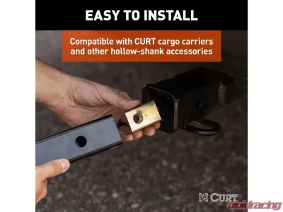 Curt 2" Receiver With 5/8" Hole Anti-Rattle Hitch Pin And Shim - 22323