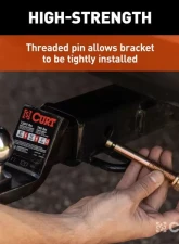 Curt 2" Receiver With 5/8" Hole Anti-Rattle Hitch Pin And Shim                                     - 22323 - Image 6