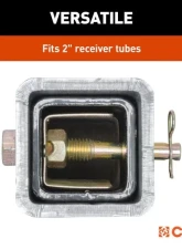 Curt 2" Receiver With 5/8" Hole Anti-Rattle Hitch Pin And Shim                                     - 22323 - Image 8