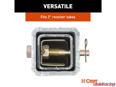 Curt 2" Receiver With 5/8" Hole Anti-Rattle Hitch Pin And Shim - 22323