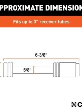 Curt 5/8" 3" Receiver Barbel CHRome Hitch Lock                                     - 23025 - Image 4