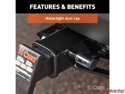 Curt 5/8" 3" Receiver Barbel CHRome Hitch Lock - 23025