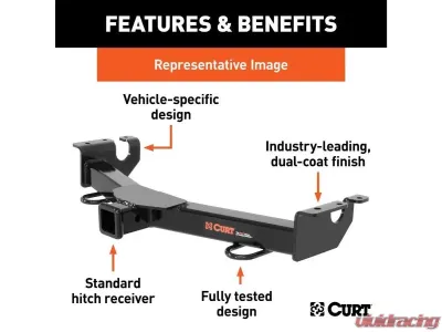 Curt 2" Front Receiver Hitch Ram 1500 EXCluding Rebel Or Diesel 2019-2022 - 31090