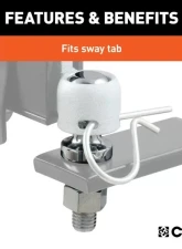 Curt 5/8" x 1-3/4" Shank | 1-1/4" Sway Replacement Control Ball Packaged                                     - 40010 - Image 7