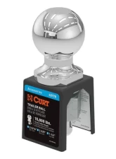 Curt 1-1/4" x 2-5/8" Shank 15,000 Lbs CHRome 2-5/16" Trailer Ball Packaged                                     - 40178 - Image 4