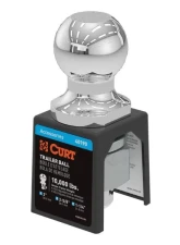 Curt 1-1/4" x 2-5/8" Shank 10,000 Lbs CHRome 2" Trailer Ball                                     - 40190 - Image 4